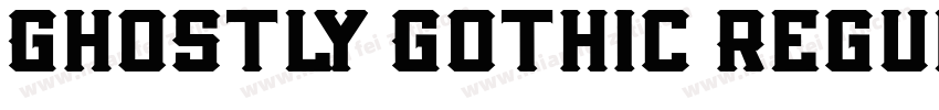 Ghostly Gothic Regul字体转换